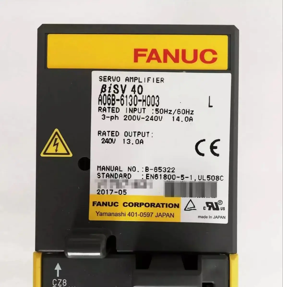 

A06B-6130-H003 New Fanuc Servo Driver IN STOCK Fast ship