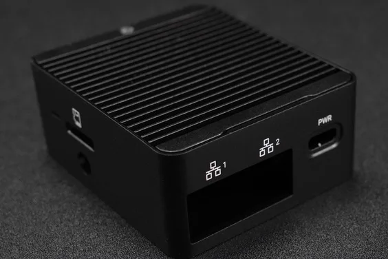 Metal Cooling Case com dissipador de calor, Compatível com Raspberry Pi CM4 IoT Router, Placa transportadora