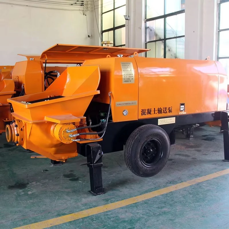 

Small Size Electric Concrete Pumpmixing Pump Concrete Small Miniconcrete Pump diesel Engine