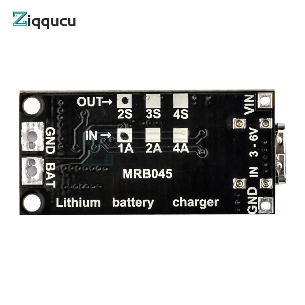 2S 3S 4S Li-Ion Battery Charger Type-C to 8.4V 12.6V 16.8V Boost Boost Polymer Li-Ion Charger 7.4V 11.1V 14.8V 18650 Li-Ion Bms