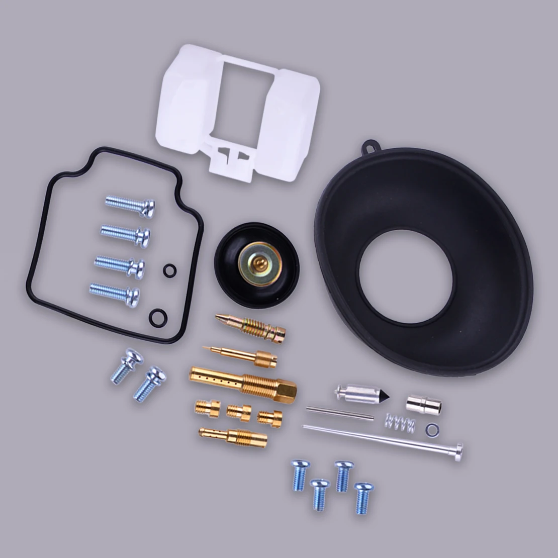 

Motorcycle Carburetor Carb Repair Rebuild Float Air Cut-off Valve Diaphragm Kit Fit for Honda NX650 XR650L