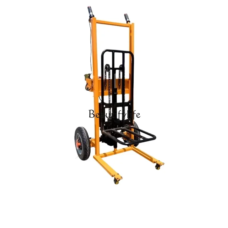 

Full Electric Tiger Cart Lifting Hydraulic Loading Truck Portable Small Hand Push Handling