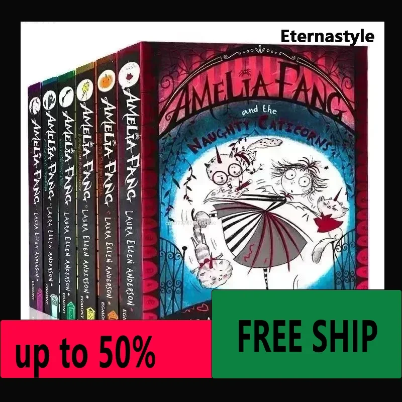 Hot Amelia Fang and The Naughty Vampire Book 6 English DIFUYA  Libros Para Colorear Para Niños
