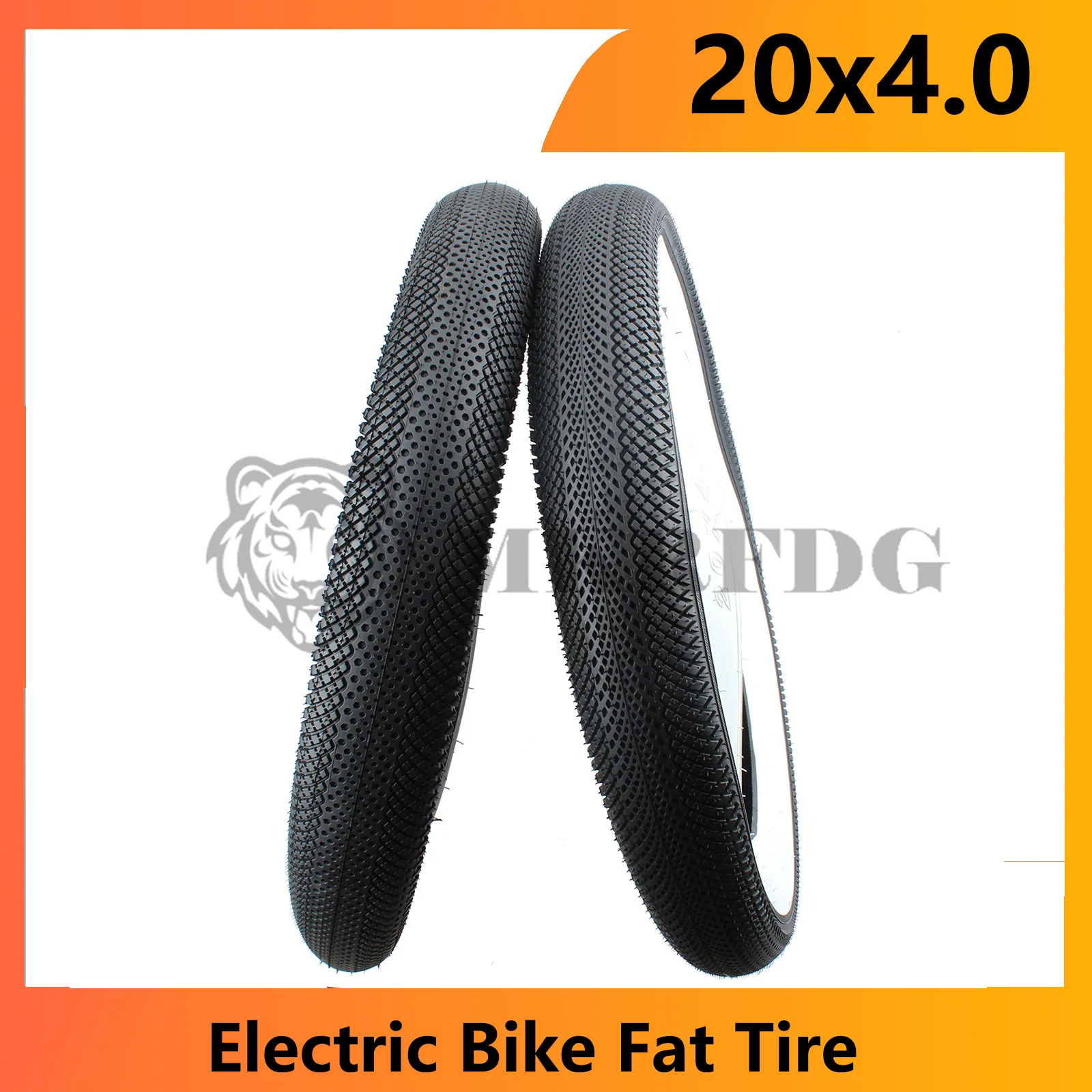 20x4.0 Fat Bicycle Tire Black White Snow Mountain Bike Accessory Enhanced Version Bicycle Tyre Electric Bike Fat Tire