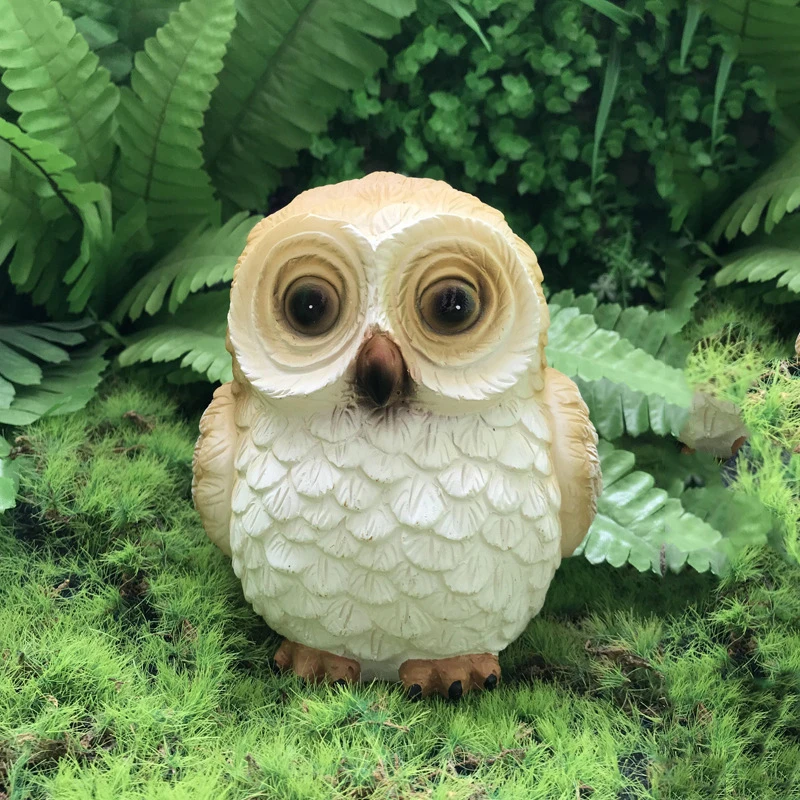 Solar Creative Light, Cute Owl Night Light, Animal Shaped Cartoon Light, Courtyard Decoration Light