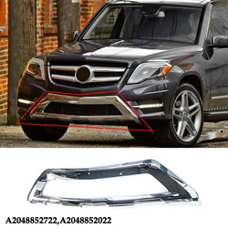 For Mercedes Benz GLK X204 W204 GLK350 GLK250 GLK300 A2048852022 A2048852722 Chrome Trim Front Bumper Grille Spoiler Diffusers