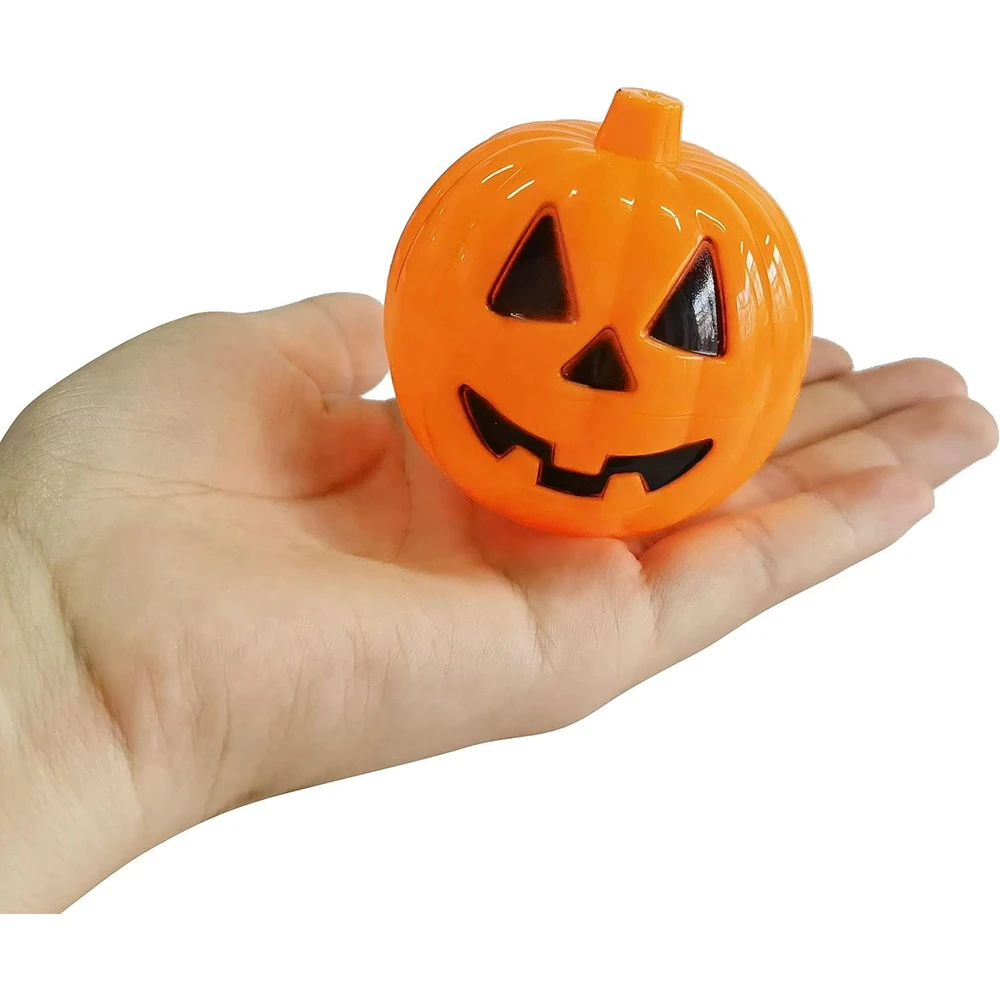 Halloween Toy 30PCS for Kids Adult Bat Pumpkin Random Mini Kawaii Mochi Squishy Squeeze Toy Party Favors with 10PCS Pumpkin Jars