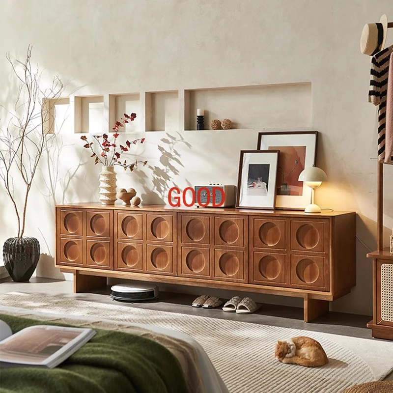 Salon Retro Mobile Living Room Organizer Furniture Media Console Modern Rattan Luxury Replica Design Marble Arredamento Movable