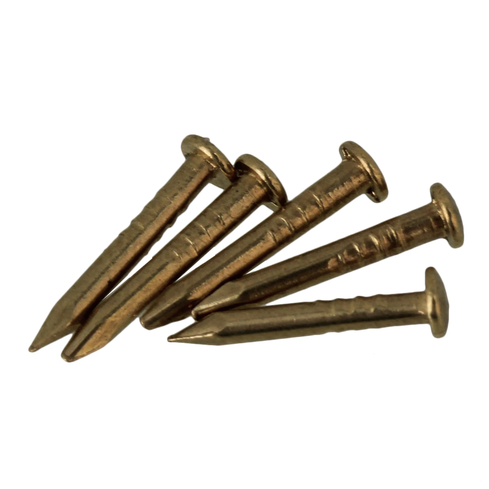 100pcs Furniture Archaize Copper Miniature Nail with Round Head Brass 10mm