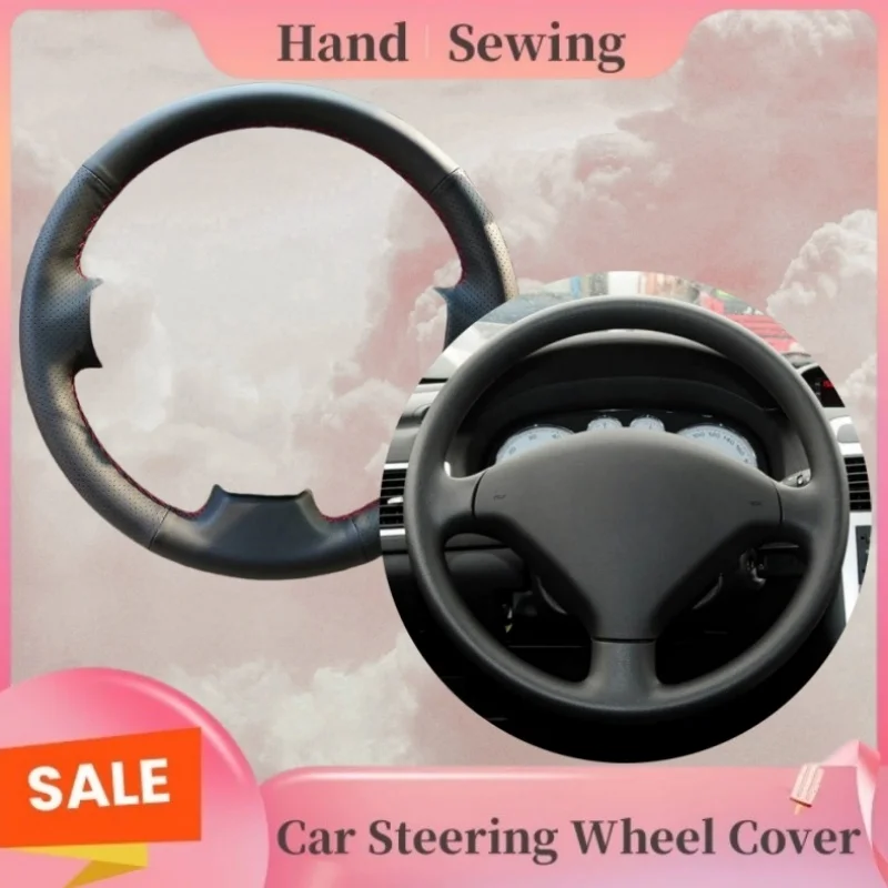 

Microfiber Leather Protect The Original Leather From Wear And Tear Steering Wheel Cover For Peugeot SW 2005-2008 307 2001-2008