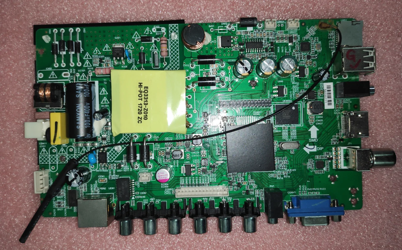 

Free shipping! ZP.VST.6A338.PB818 Three in one dual core WiFi TV motherboard tested well