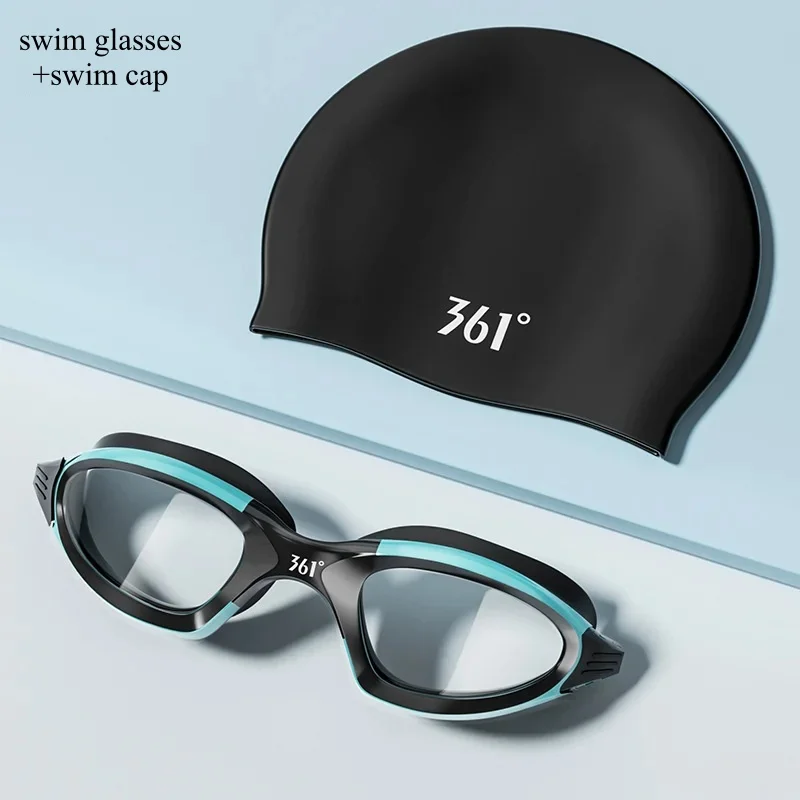 

Противотуманные профессиональные водные виды спорта, пляжные очки для плавания, кепка с защитой от ультрафиолета, водонепроницаемые регулируемые силиконовые очки для плавания, беруши