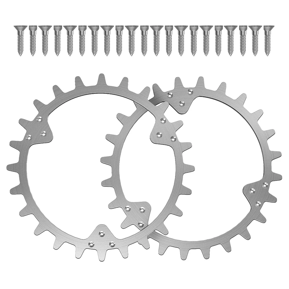 Stainless Steel Traction Spikes For Worx For Landroid 320 330X 420 430X 440 450X Robotic Mower Wheels Anti-Slip Kit