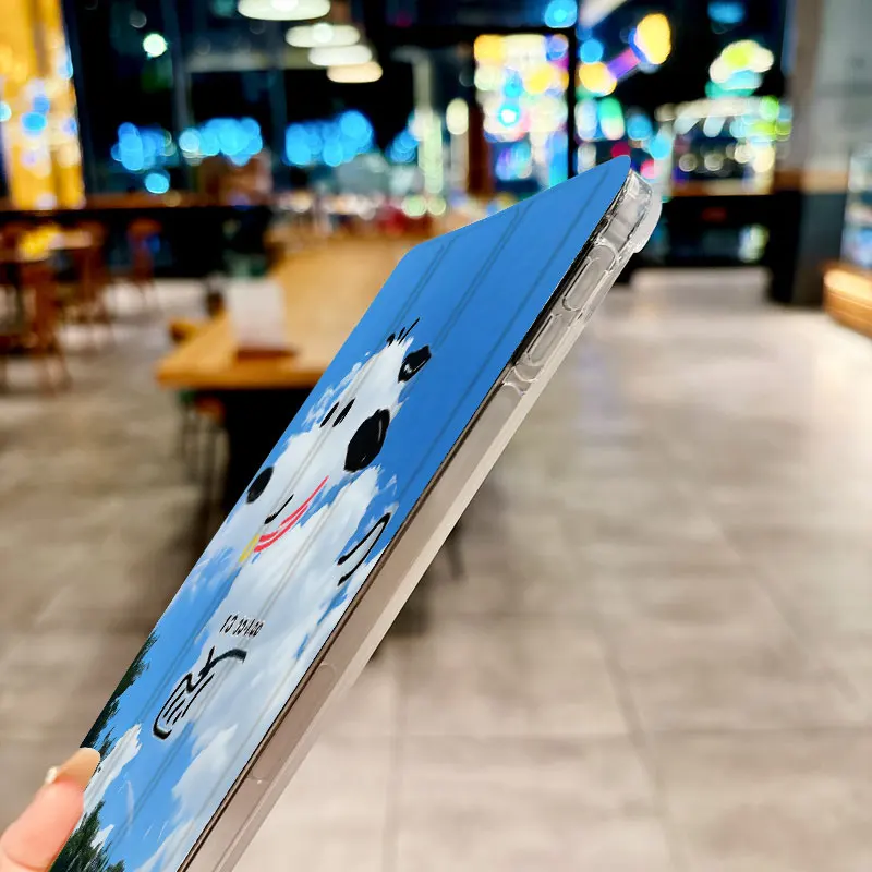 حافظة كمبيوتر لوحي White Cloud Puppy لجهاز iPad pro 10/11 بوصة 2020/6th/7th /8th /Air 3rd/Air 4th/9th gen/Air 5th Gen 2022/Air 11 Anti-dro #5