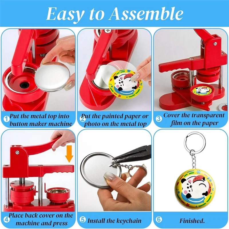 

MCGS-для машины для изготовления пуговиц, совместимые с 100 шт., принадлежности для брелков — 58 мм/2,25 дюйма, металлические булавки, комплект пустых значков