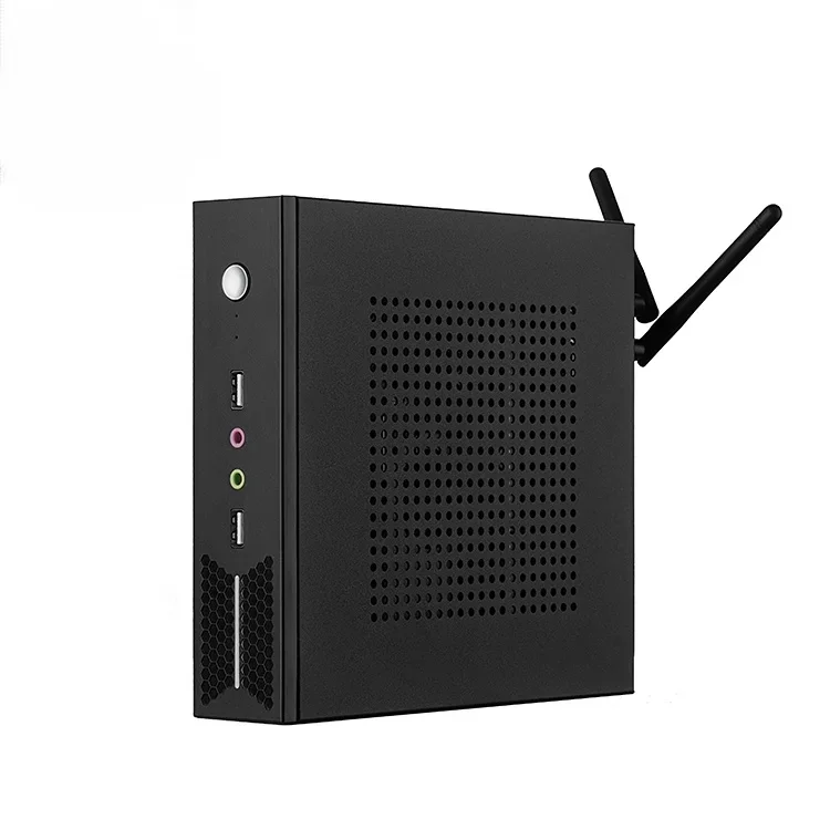 single dual lan industrial computer mini fanless pc 4g 5g rail network with customised hardware software