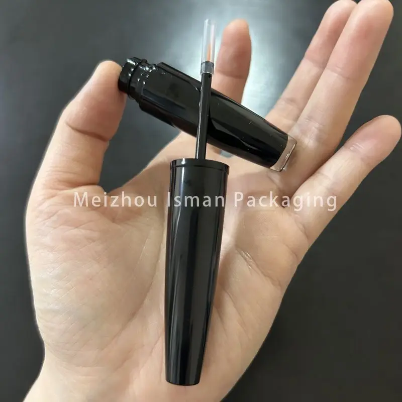 50Pcs 3ml black eyeliner container unique cosmetic makeup packaging eyelash bottle tube with wands brush