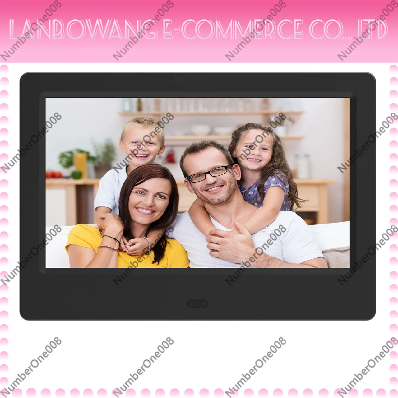 7 Inch HD Digital Photo Frame USB Video Player Electronic Album Advertising Display