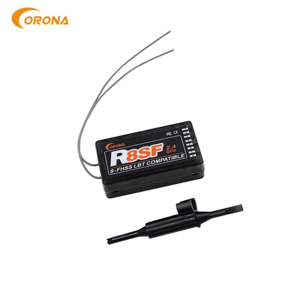 Corona R8SF 2.4GHz 8 Channel Receiver Compatible FUTABA SFHSS T8J T10J 14SG