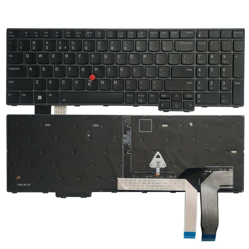 

A+New for Lenovo Thinkpad T16 Gen 1 P16S Gen 1 L15 Gen 3 US Keyboard Backlit Gray