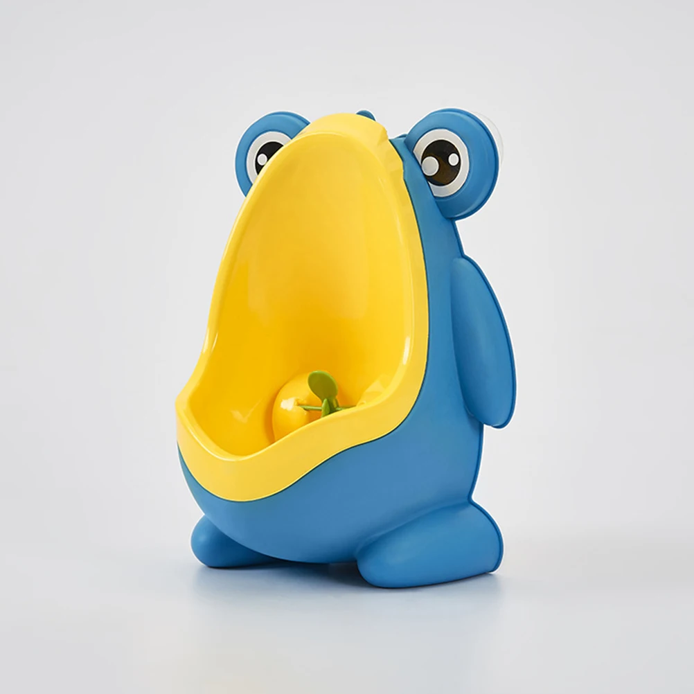 

1pc Baby Boy Urinal Cartoon Frog Pee Trainer Blue Green Easy Install Clean Durable PP Material Wall Mountable Space