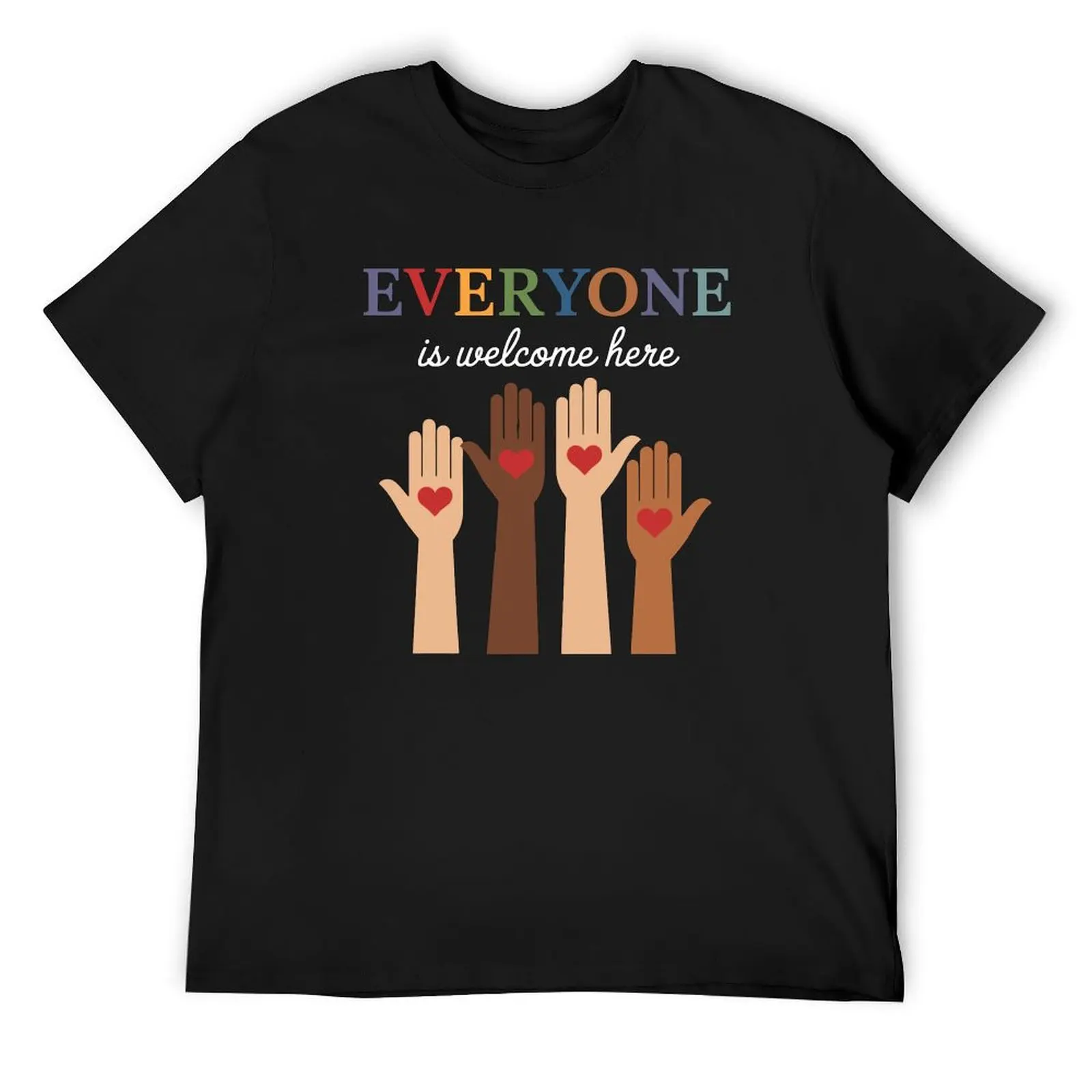 

Everyone Is Welcome Here Idaho Teacher T-Shirt korean fashion anime clothes customs design your own anime sweat shirts, men
