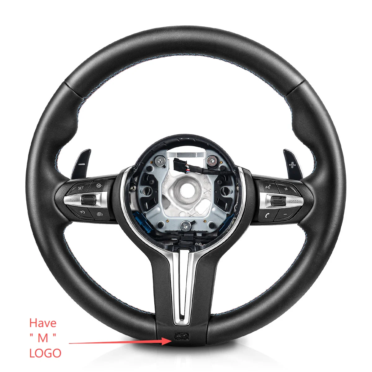 

Leather Steering Wheel For BMW F30 F31 F34 F10 F22 F23 F32 F11 F07 F20 F21 F06 F12 F01 F02 1-7 Series Racing Wheel With Buttons