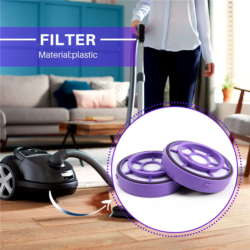 ملحقات المكنسة الكهربائية A39M فلتر HEPA ينطبق على قطع غيار المكنسة الكهربائية PUPPYOO D-526 WP526، قطعتان