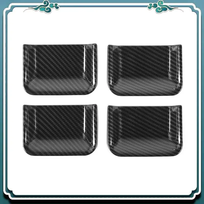 

ABTU-крышка чаши внутренней дверной ручки для Ford F150 2021 2022 2023, аксессуары - углеродное волокно ABS