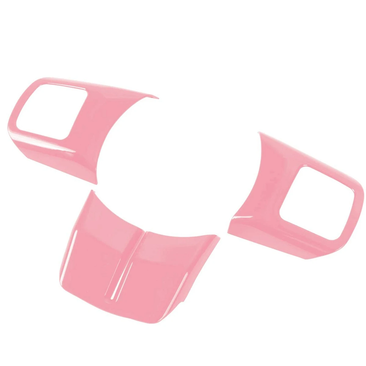 Steering Wheel Covers Trim Interior for Jeep Wrangler JK 2011-17 Grand Cherokee 2011-13 Compass Patriot 2011-16,Pink