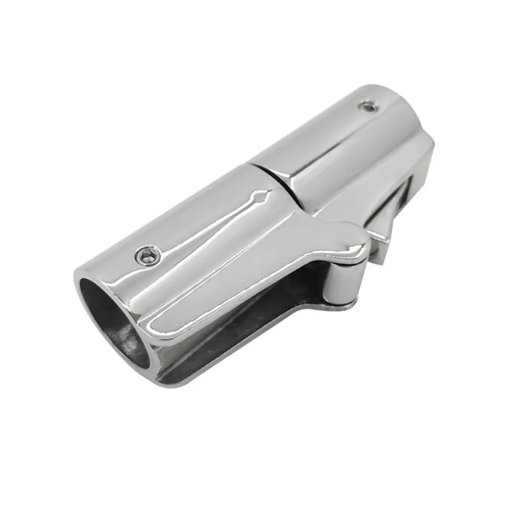 Clip-On Swivel Pipe Connector Joint Foldable Sturdy Swivel Pipe Fitting Durable 360-Degree Rotation Bimini Top Hinge