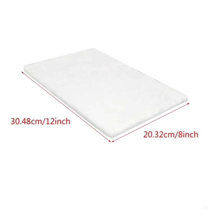 2/4/6pcs ขนเซรามิกขนสัตว์เสถียรและทนทานสี่เหลี่ยมจัตุรัสขนสัตว์เซรามิกการใช้งานฉนวนกันความร้อนของเส้นใยสำหรับเตาผิงเอทานอล HX6C