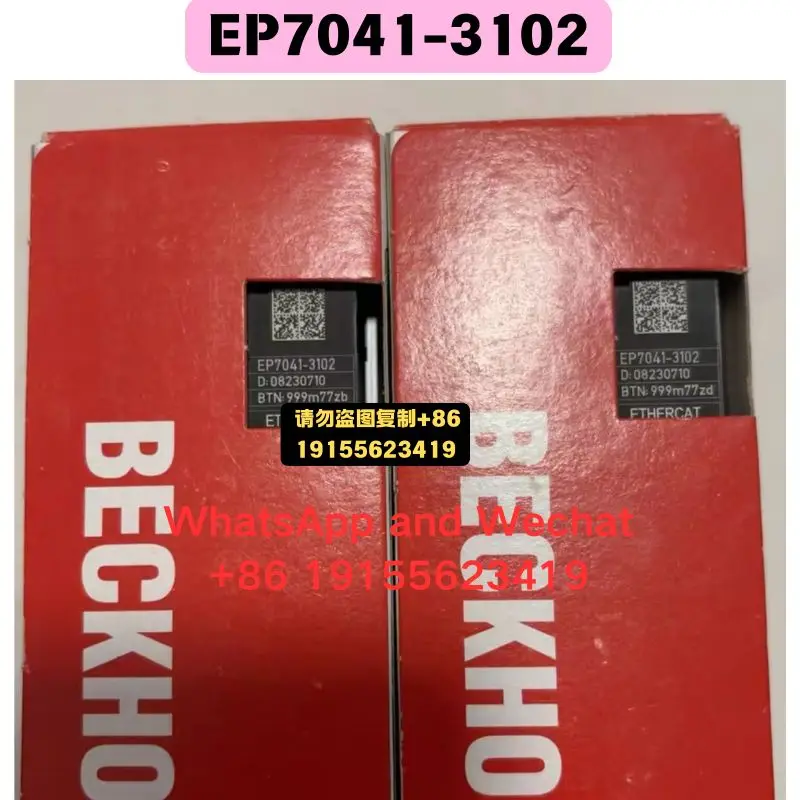 

Brand new original EP7041-3102 module Functional test OK Quick delivery