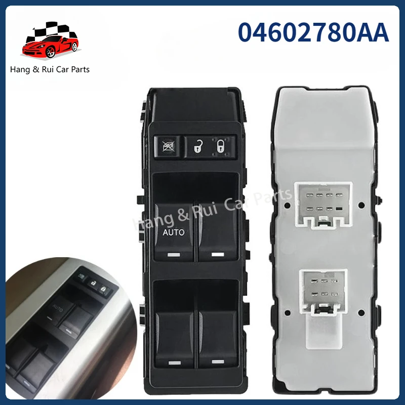04602780AA 04602785AD Car Power Master Window Switch Replacement For Dodge Chrysler Jeep Avenger Caliber Patriot
