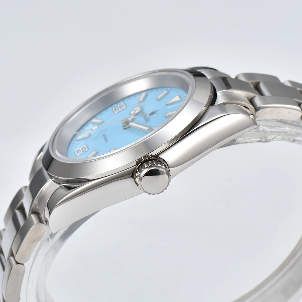 Мужские часы OUMASHI 39 мм, подходит для часов NH35/NH36, автоматические механические часы из нержавеющей стали для отдыха, высококачественные часы