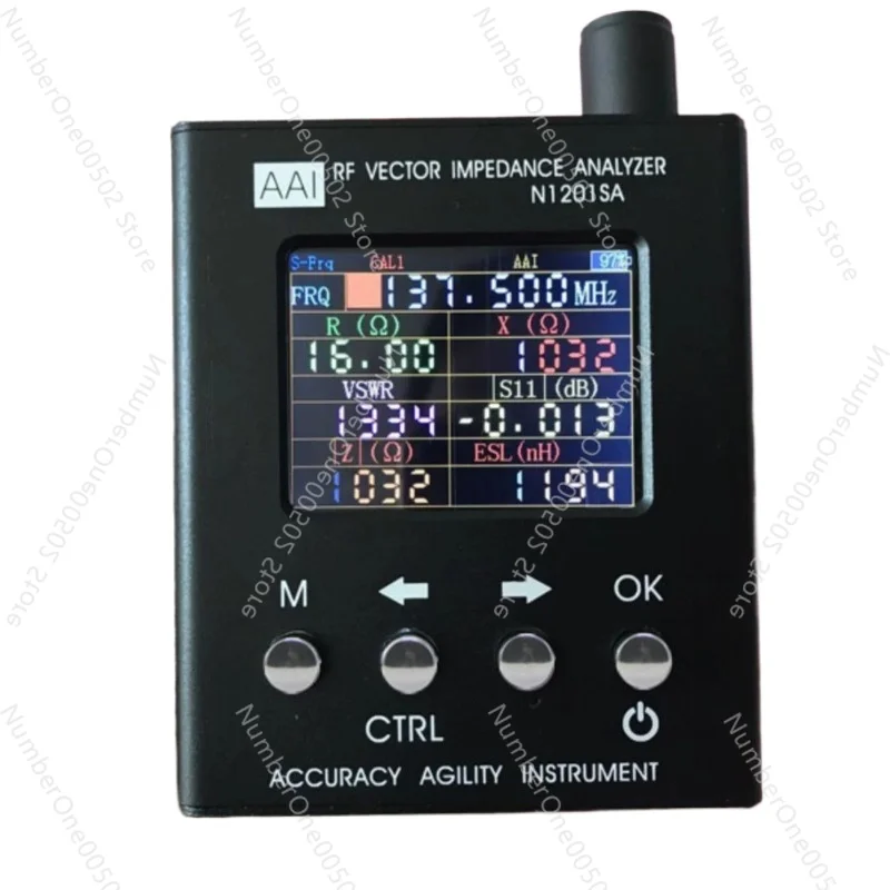 

ORIGINAL English Verison N2061SA 1.1mhz to 1300MHz RFID 1.1MHz-1300MHz UV RF Vector Antenna Analyzer Meter Tester