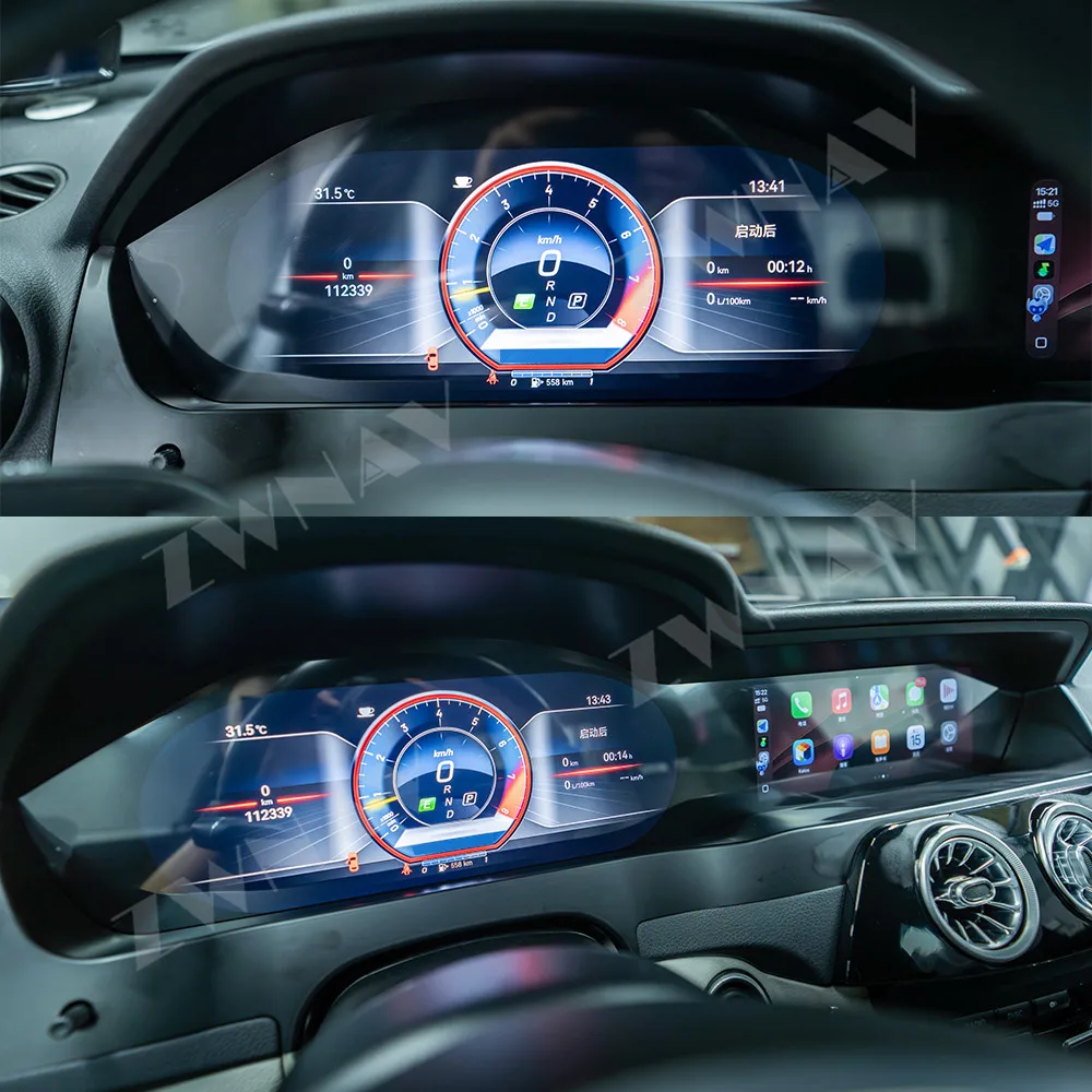 Radio Android Mercedes W204 12.3 cala z Wireless CarPlay i HD