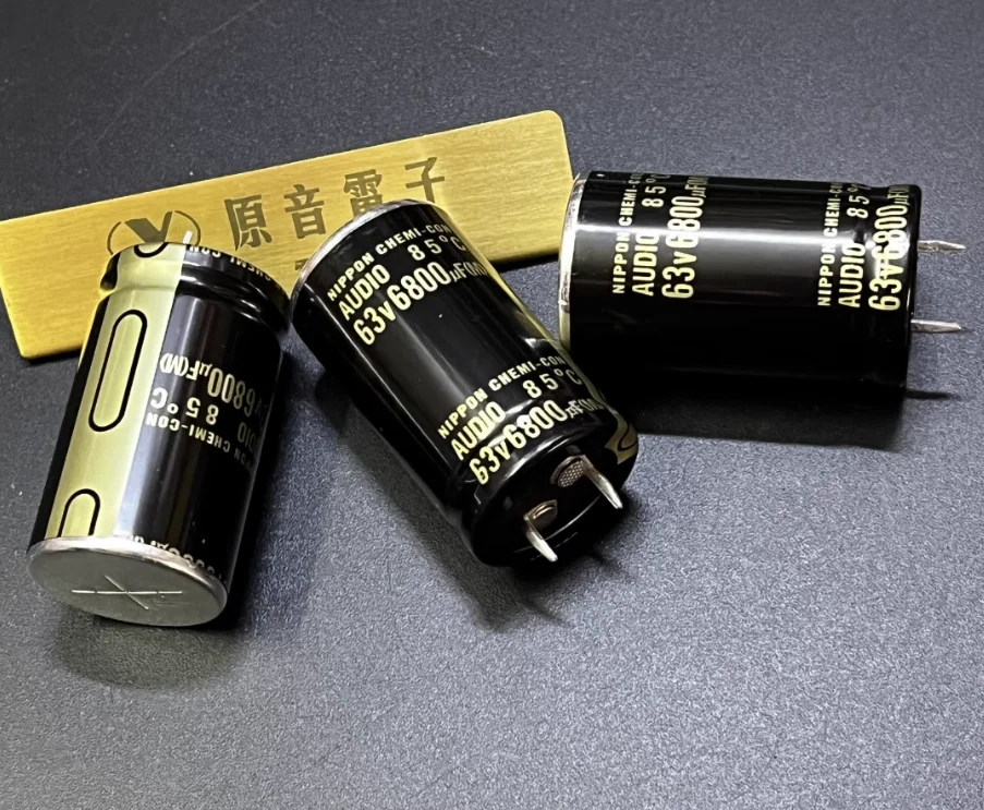 2pcs/lot original japan Nippon CHEMI-CON 63V 6800UF 25X45mm Customized audio aluminum electrolytic capacitor free shipping