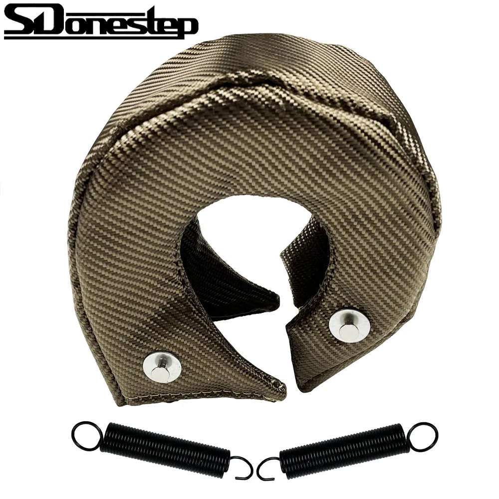 T3 Titanium Lava Fiber Turbo Blanket Heat Shield Barrier Turbocharger Cover Wrap