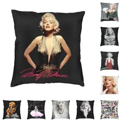 Angel Singer Marilyns Square Throw Pillow Cover Home Decor 3D Two Side Printing American Model Actress Cushion Cover for Car