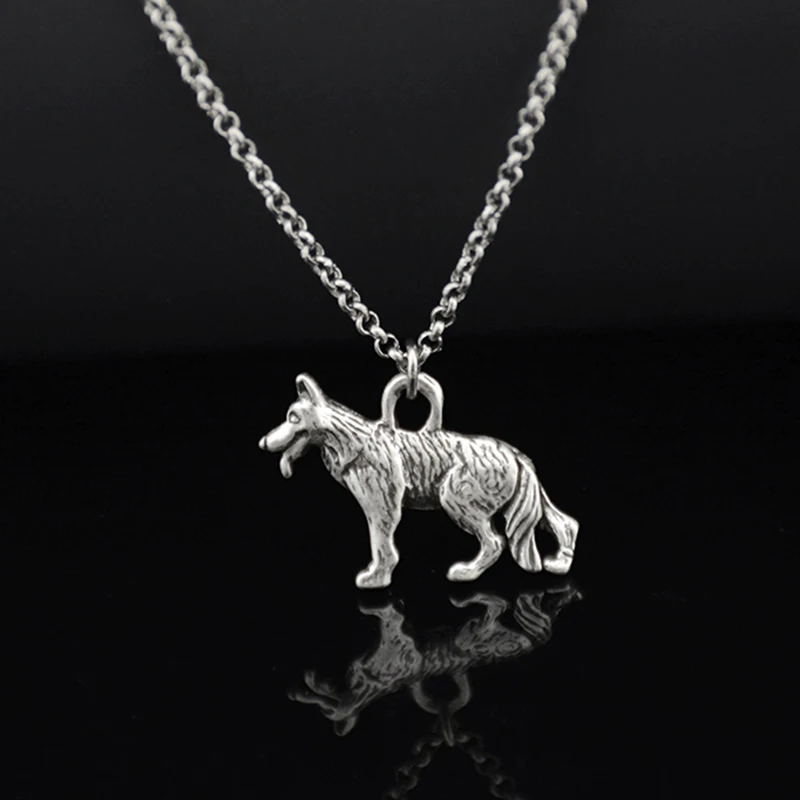 3 Style Vintage German Shepherd & Belgian Malinois & Cattle & Afghan Hound Dog Charm Pendant Necklace For Women Unique Jewellry