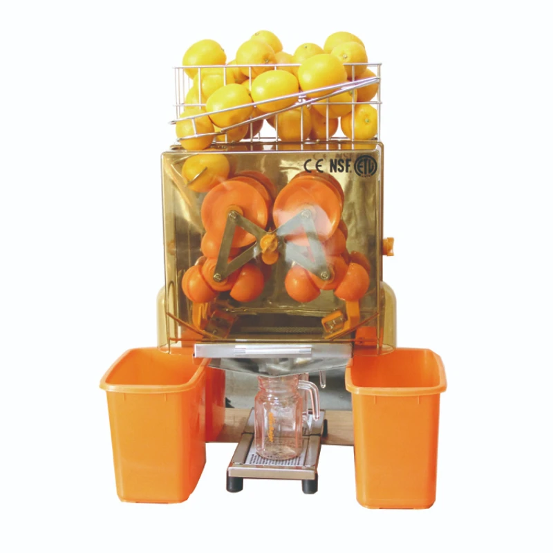 Manual Feed Large Automatic Orange Juice Machine - 20 oranges / Minute