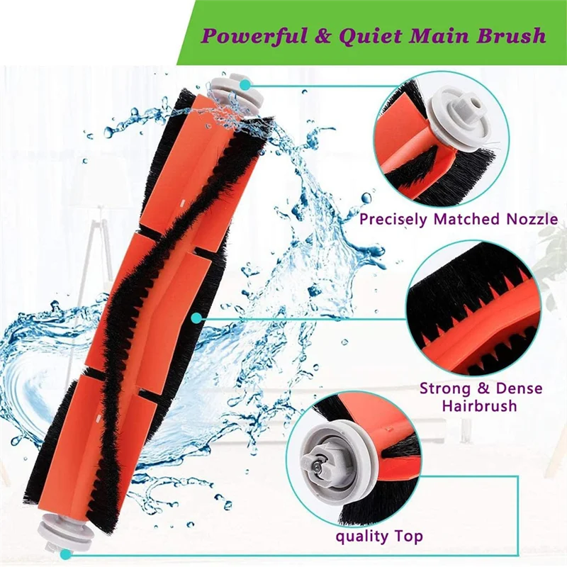 روبوت مكنسة كهربائية استبدال أجزاء الملحقات ل Xiaomi Roborock S50 S51 S55 S5 Max S6 S60 S65 S6 Pure S6 Maxv