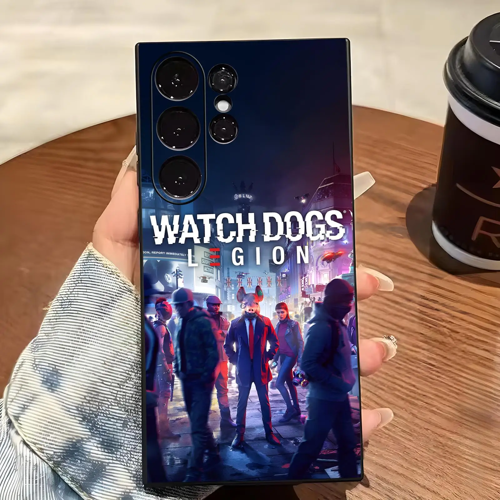 HOT games Watch Dogs 2 Dedsec  Phone Case For Samsung S26 S25 S24 S23 S22 S21 S20 Ultra Note20 Soft black Shockproof Cover view 2