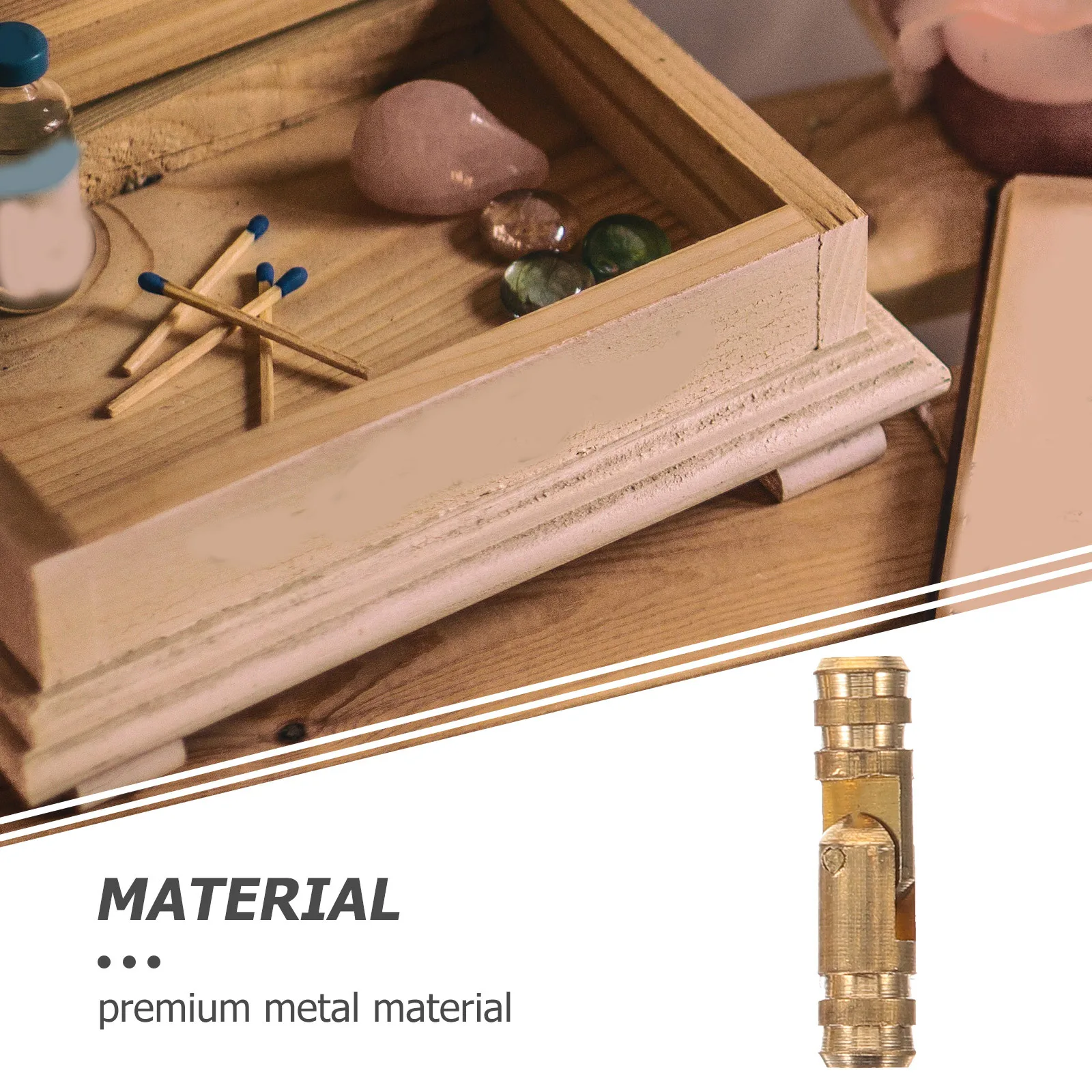 

50Pcs 4x17mm Copper Brass Hinge Self Closing Spring Hinge for Boxes and Cases Smooth Mute Closure Heavy Duty Cylindrical Hinges