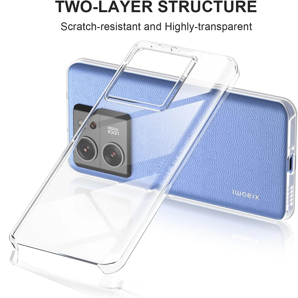 360 Full Body Cover Case For Xiaomi Mi 14 13 13T 12 12T 12X 11 11T Pro Lite Clear Hybrid Hard Screen Protection Soft Thin Shell