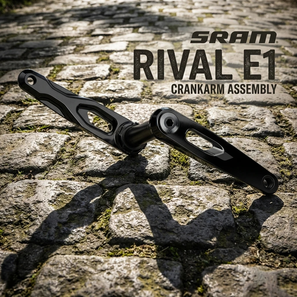 

Комплект шатунов SRAM Rival, 8-болтовое крепление, для шоссейных велосипедов с широким мостом FC-RIV-ASSY-E1, для 12/13-скоростных систем — велокомпонент