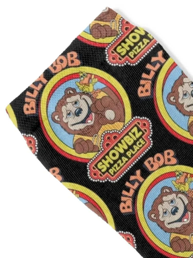 Showbiz Pizza Billy Bob Socks moving stockings cartoon Boy Socks Women's