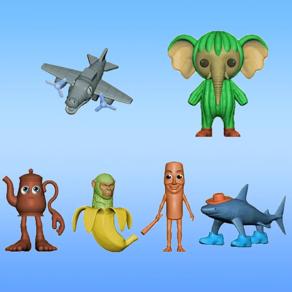 

Tralalero Tralala Shark Tung Tung Tung Sahur Blind Box Blind Bag Guess Bag Mystery Box Toy Anime Figure Ornaments Gift