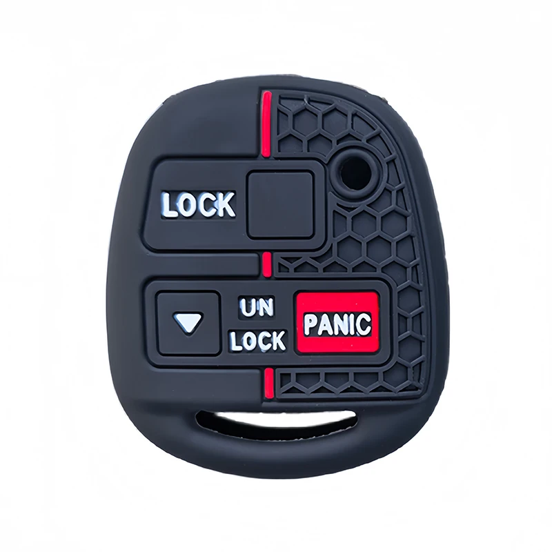 Soft Silicone Car Key Cover Shell For Toyota Yaris Carina 120 Corolla Avensis Land Cruiser Camry RAV4 Prado Remote Case